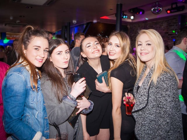 Jenny, Yasmine, Courtney, Saff & Ebony enjoying their girly night in Blue Lounge.