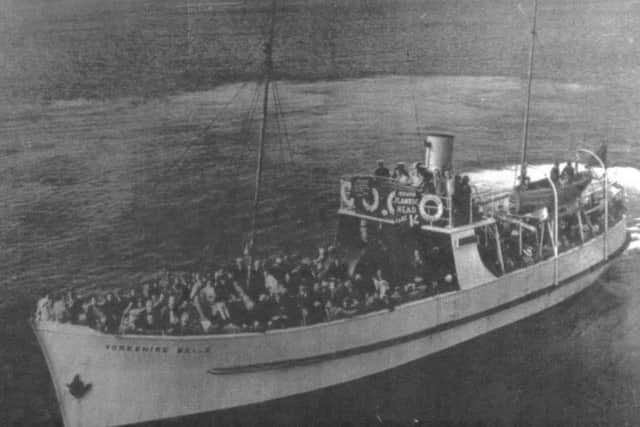 The Bridlington pleasure boat Yorkshire Belle.