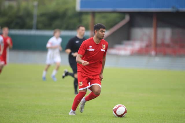 Ahmed Salam netted twice for the Seasiders. Photo by TCF Photography