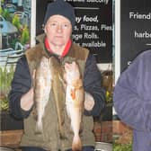 Peter Horbury, left, won Sunday's Heaviest Fish, and Brian Harland had the Heaviest Bag of Fish.