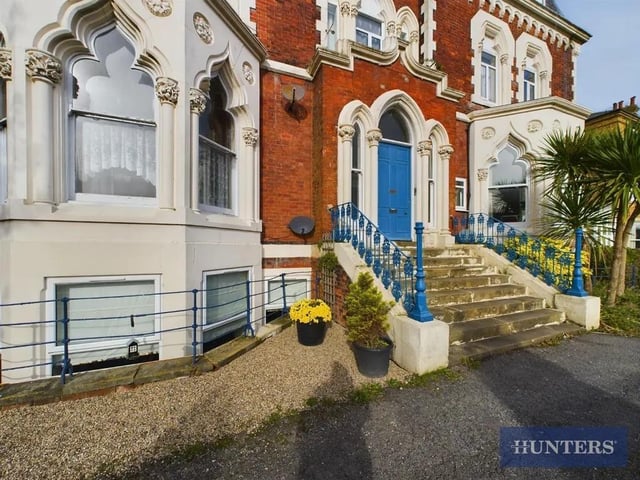 This two bedroom and one bathroom flat is for sale with Hunters with a guide price of £145,000.