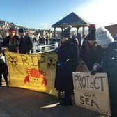 Fishermen at protests earlier this year