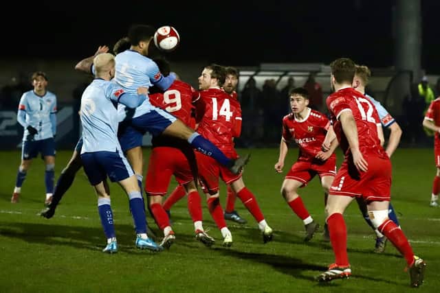 Bridlington Town slipped to a 1-0 loss at NPL East relegation rivals Ossett United on Tuesday night. Photo by TCF Photography