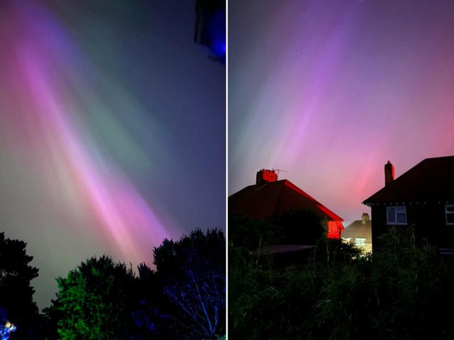 Karen Hunn captured these two images of the lights looking spectacular in Scarborough.