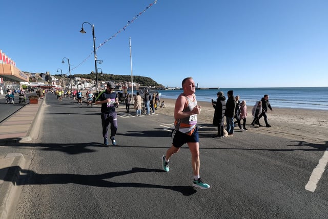 The final moments of the Scarborough 10k 2022