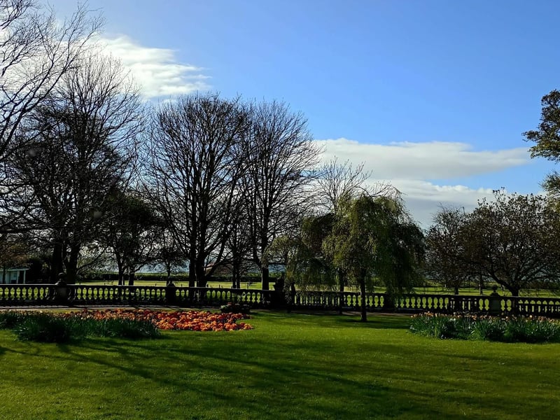 Sewerby Hall gardens, by Shelagh E Wallace.
