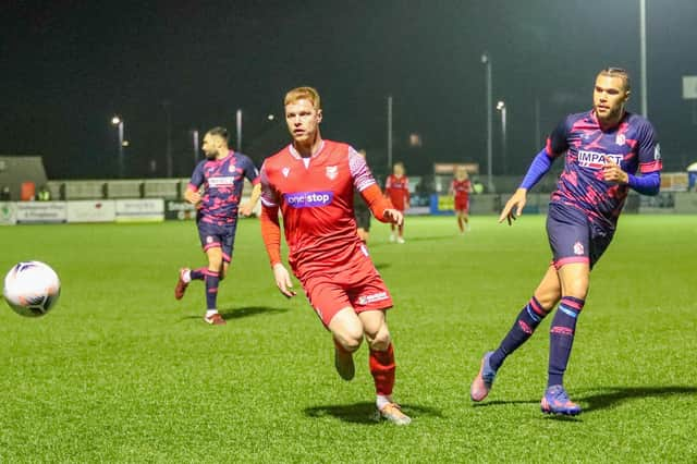 Alex Wiles confirms deal for Scarborough Athletic for the 2023-24 season. Photo by Viking Photography York