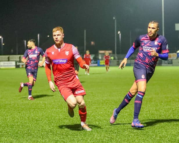Alex Wiles confirms deal for Scarborough Athletic for the 2023-24 season. Photo by Viking Photography York