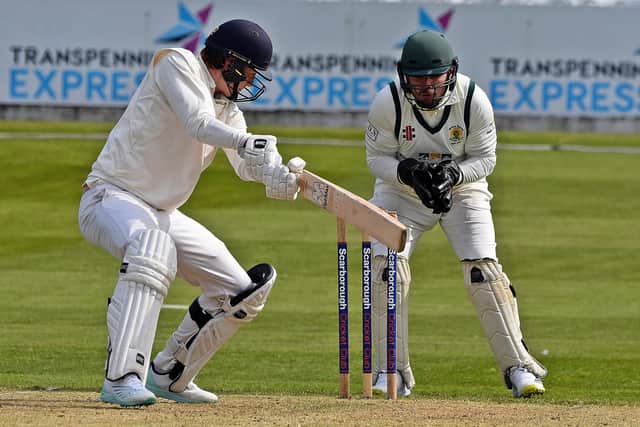 Clarke Doughney had a fine all round game for Scarborough CC.