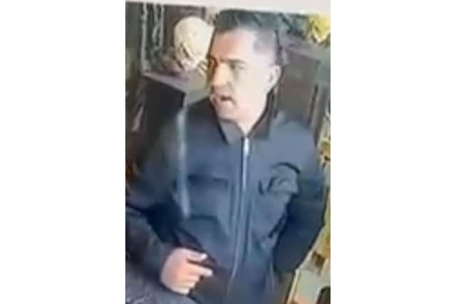North Yorkshire Police has released a CCTV image of a man they would like to speak to