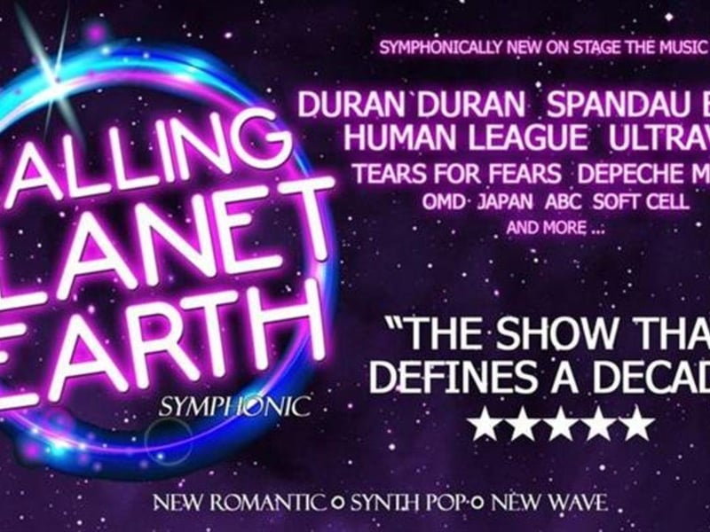 On July 7, Scarborough Spa will host 'Calling Planet Earth'- A new romantic symphony that goes on a journey through one of the greatest musical era's of all time - the '80s.
A live band will be performing songs from legendary artists such as Duran Duran, Spandau Ballet, The Human League, Ultravox, Tears for Fears, Depeche Mode, OMD, Japan, ABC, Soft Cell, and many more.