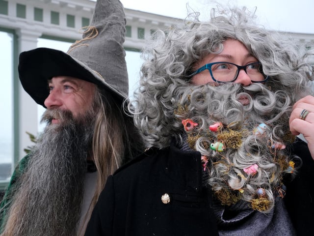 John and Wendy Dixon enjoying the festivities.picture: Richard Ponter