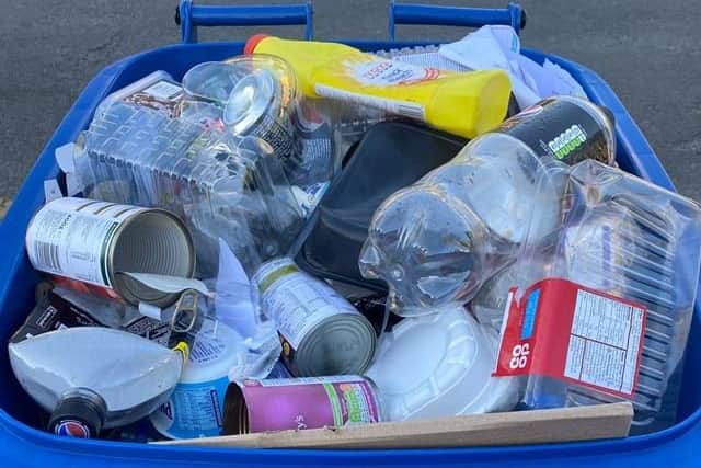 The council has advised not to use black bags when throwing out your recycling this Christmas.
