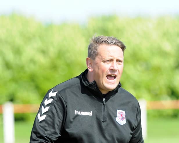 Seaham Red Star manager Mark Collingwood