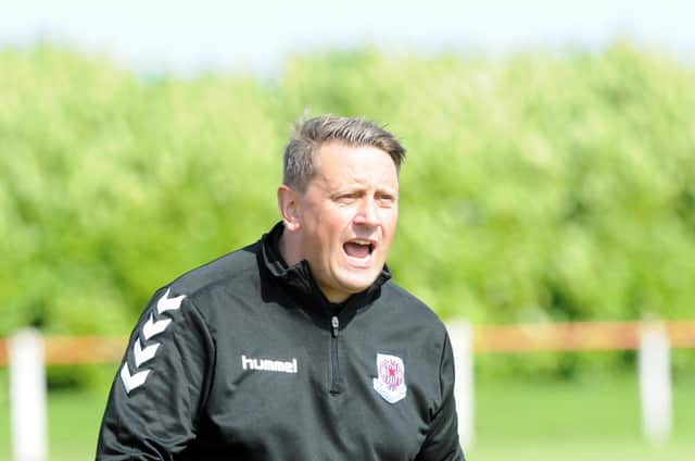 Seaham Red Star manager Mark Collingwood