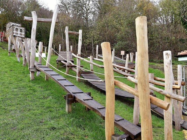 The new South Cliff play area reopened on November 19.