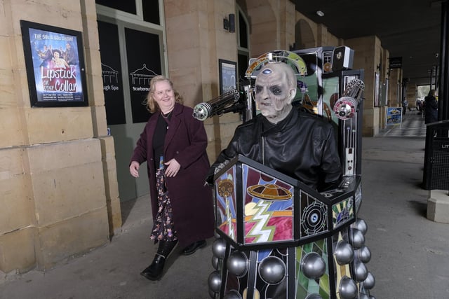 Davros arrives at The Spa