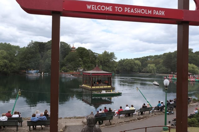 The battles take place close to the bandstand