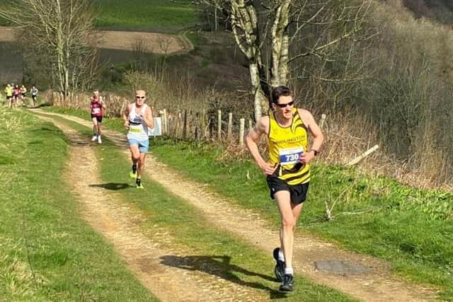 Paul Good led the way for Bridlington Road Runners at the Helmsley Easter Sunday 10k.