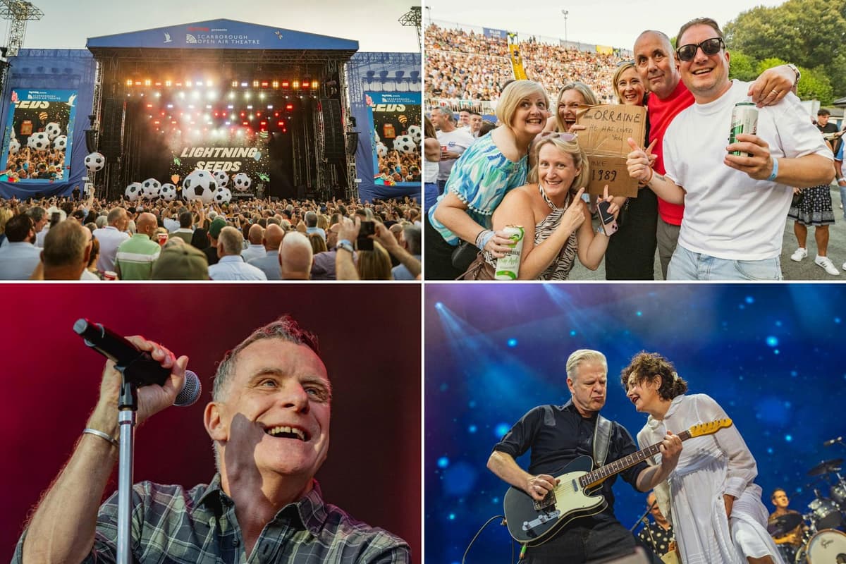 IN PICTURES: Deacon Blue and The Lightning Seeds at Scarborough Open Air ...