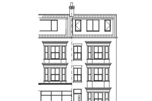 An artist's impression of the proposed elevations