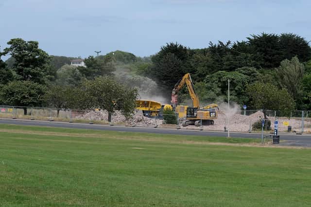 A prominent Scarborough businessman had hoped to build a huge hotel complex on the site, but has now withdrawn his plans.