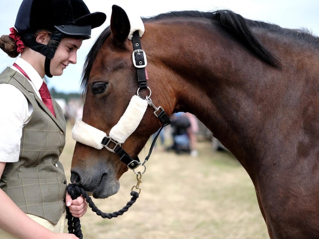 Tilly Gospel with her horse Samantha