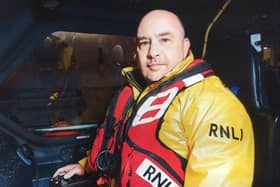 Mark Jenkinson of Scarborough RNLI.
picture: Keith Fraser