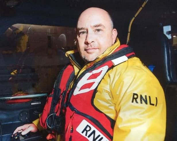 Mark Jenkinson of Scarborough RNLI.
picture: Keith Fraser