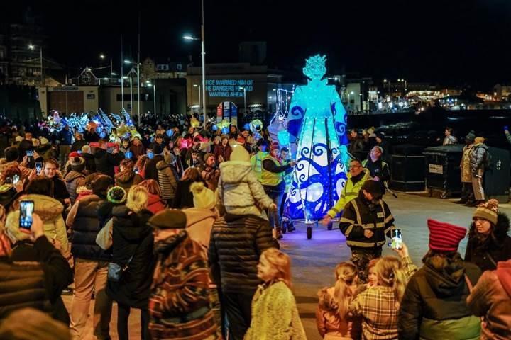 The 'Odyssey Embarks' chapter of the events saw a night of illuminated lanterns in Whitby, some included in a trail throughout Church Street, lighting projections onto the hull of the Endeavour and lots of opportunities for pictures to be taken.