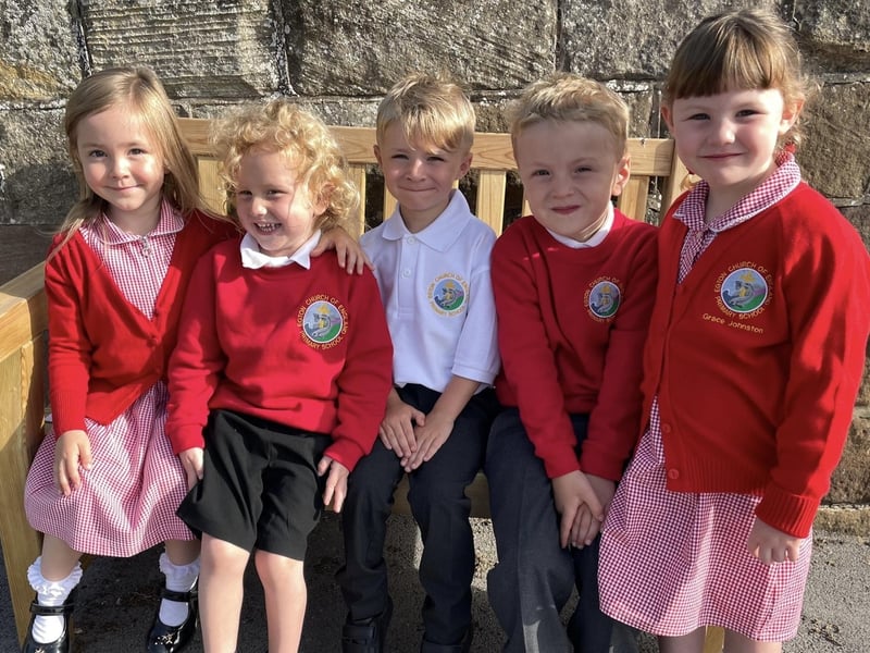 New starters at Egton School.