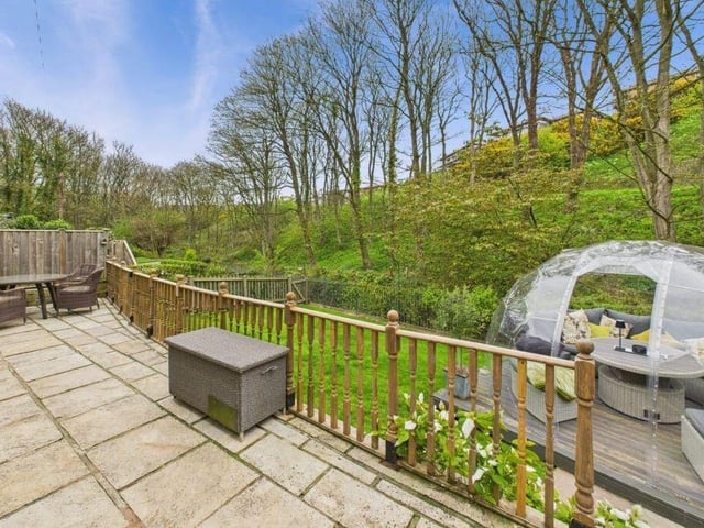 Views from the terrace - a lovely spot for drins, sunning or entertaining.