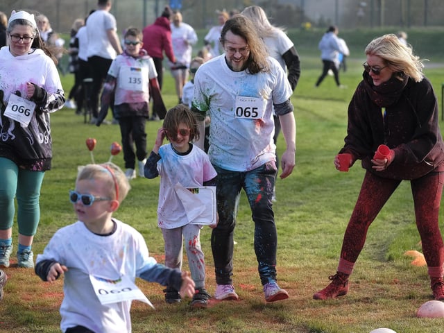 The further entrants ran, the more colourful they got