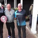 Summer Championship winner Richard Jackson, ECYCGBA president Emmo Emmerson and runner-up Paul Morgan.