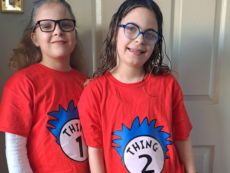 Thing 1 and 2, sent in by Debbie Yorke.