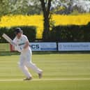 Jonny Shepherdson and Tom Neal in action for Woodhouse Grange CC. Photo by Phil Gilbank