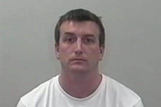 Anthony Davey in his 2009 police mugshot