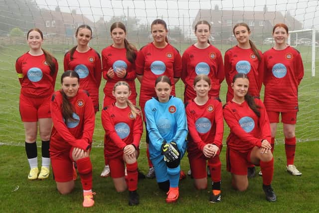 Scarborough Ladies FC Under-14s surge to 9-1 home win against Elvington Harriers.