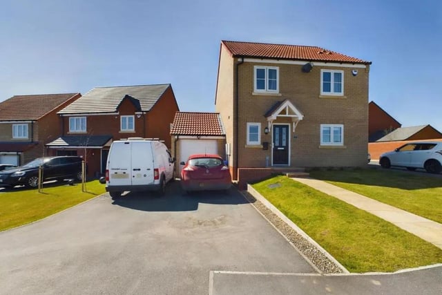 This four bedroom, two bathroom detached home is for sale with Hunters for £300,000.