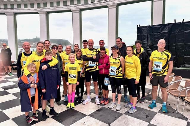 Some of the BRR members at the Scarborough 10k on Sunday.