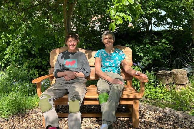 Sleights Surgery community garden.