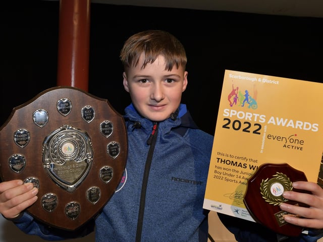 Wiinner Thomas Whitehead, of Filey Sailing Club