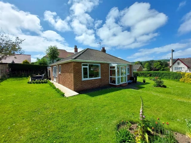 This two bedroom and two bathroom detached bungalow is for sale with Colin Ellis with a guide price of £340,000.