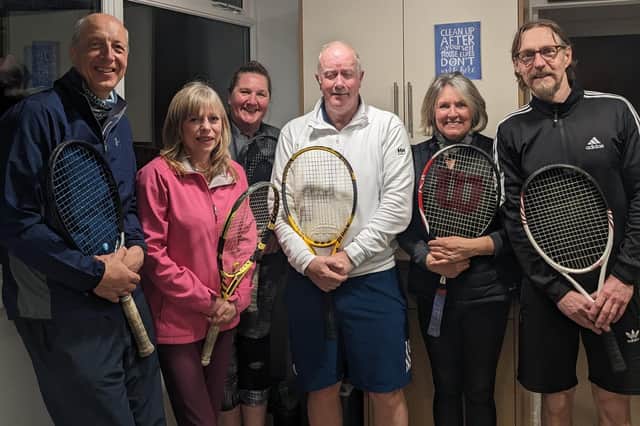 The new Hackness & Scarborough Tennis Club Mixed B team