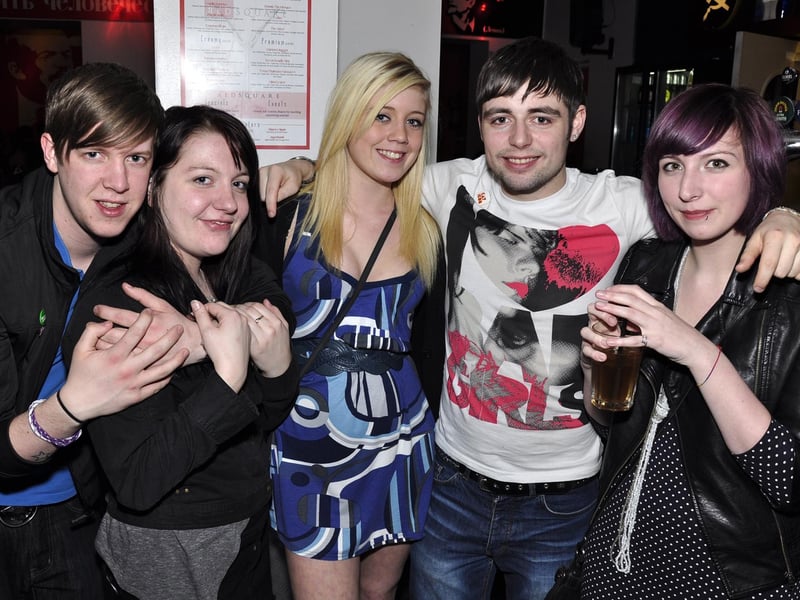 Dommy, Rachel, Chelsea, Jamie and Jana.