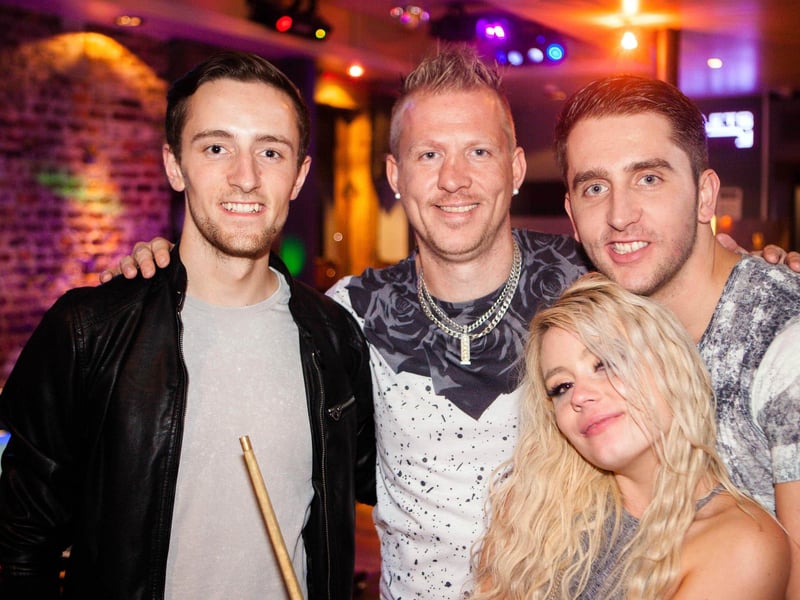 Liam, Danny, Mike & Kelly in Blue Lounge