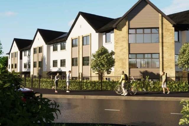 Computer image of how the care home at Scarborough's Middle Deepdale will look.