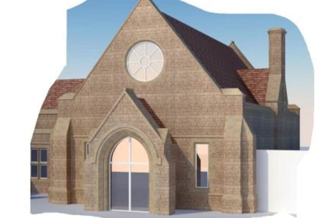 An artist's impression of what the new work could look like