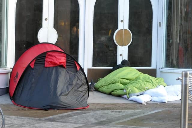 One and two-man tents are needed to help local homeless people.