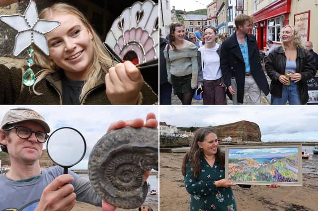 Staithes arts and heritage festival once again reeled in the crowds. photos: Richard Ponter